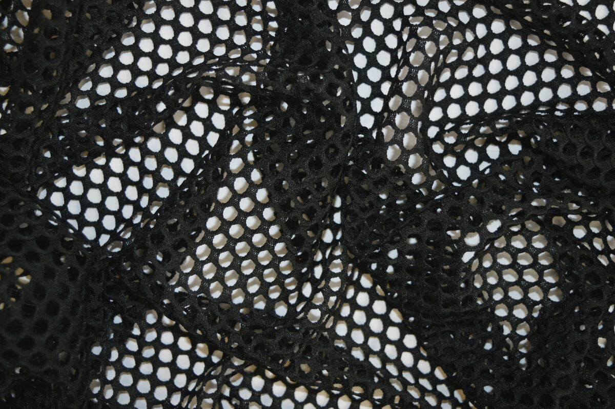 BLACK FISH NET AIRTEX MESH FABRIC